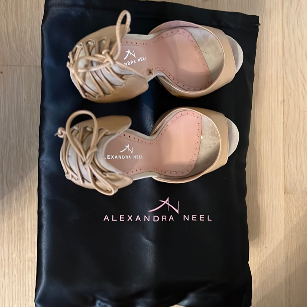 Alexandra Neel heels - new, never worn. In original box with dust cover.